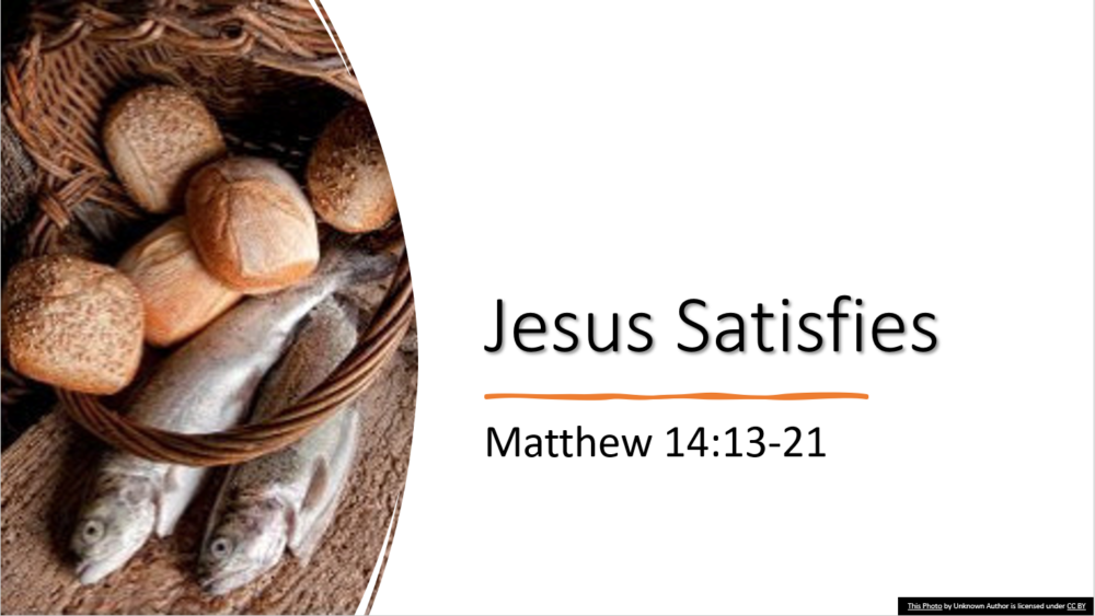 Jesus Satisfies Image
