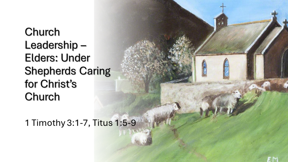 Church Leadership: Elders - Under Shepherds Caring for Christ's Church Image