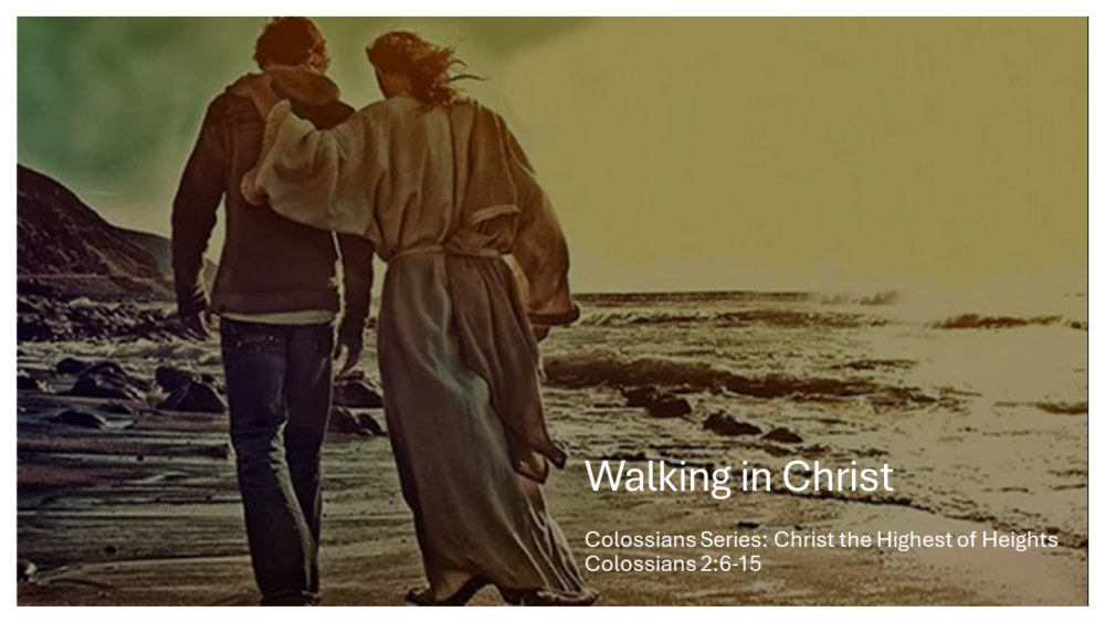 Walking in Christ Image
