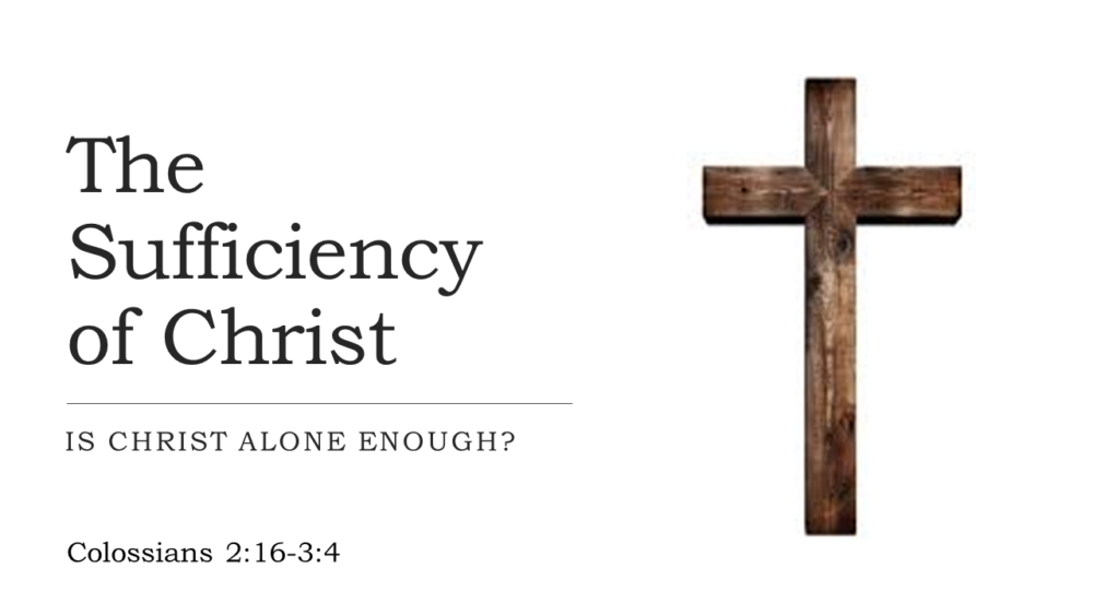The Sufficiency of Christ Image