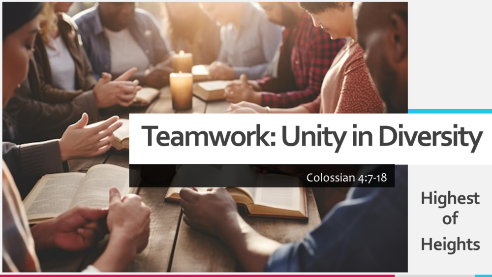 Teamwork: Unity in Diversity Image