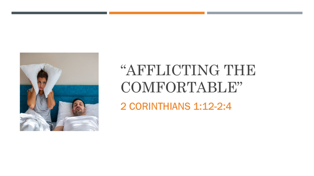 Afflicting the Comfortable Image