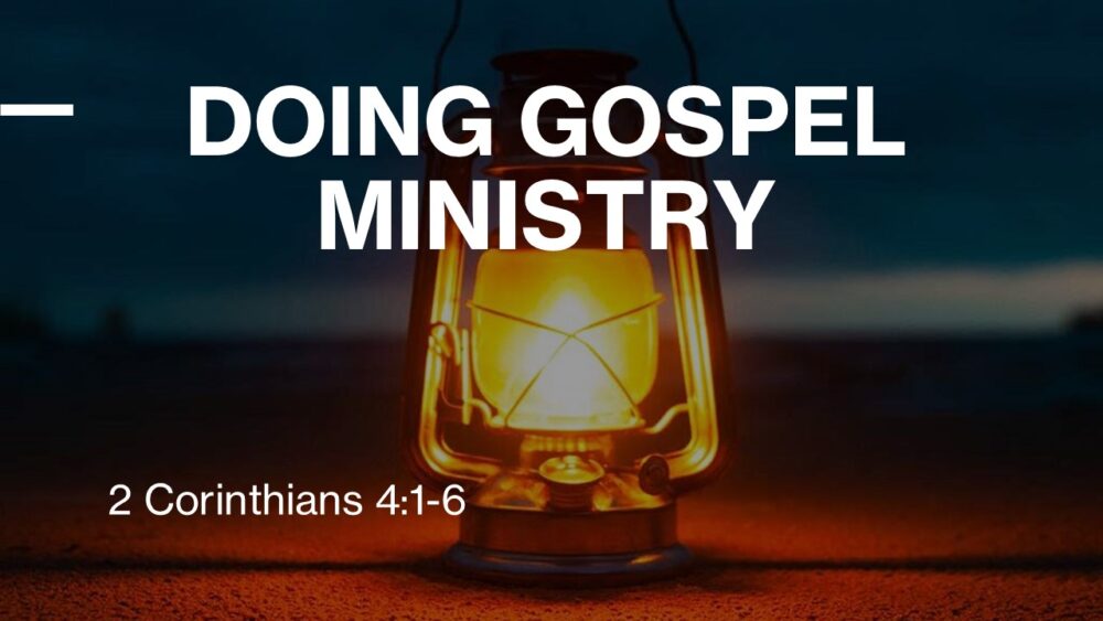 Doing Gospel Ministry Image