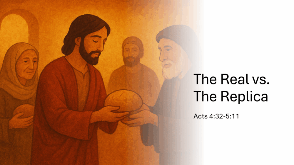 The Real vs. the Replica Image