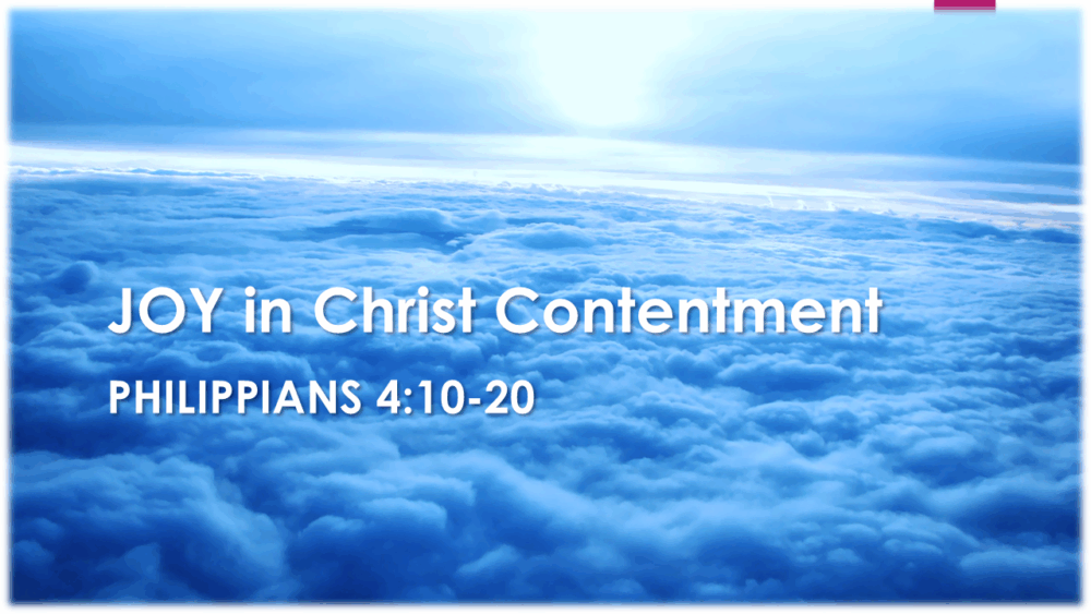 Joy in Christ Contentment Image