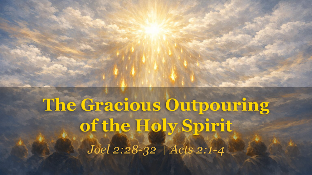 The Gracious Outpouring of the Holy Spirit Image